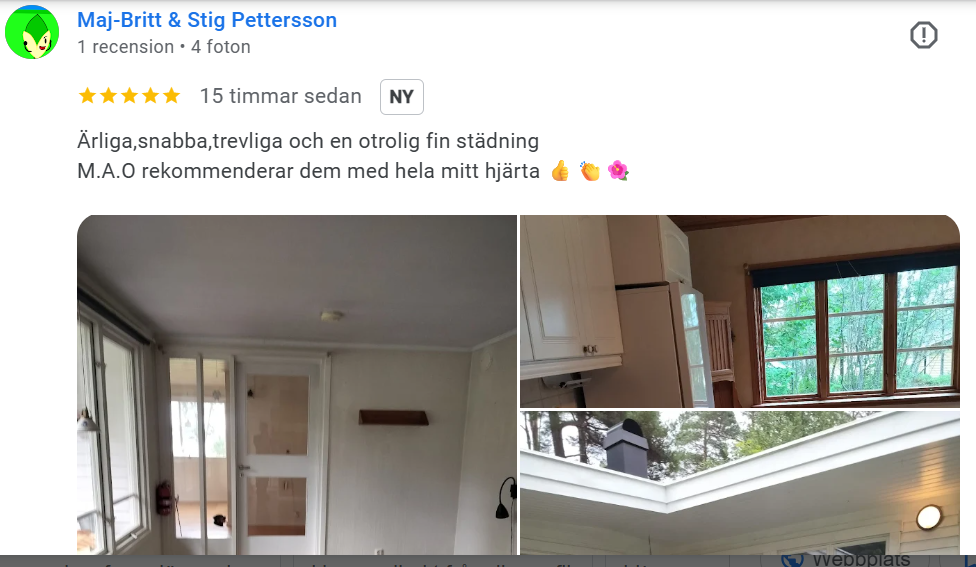 Google recension 2 för Arnold Express