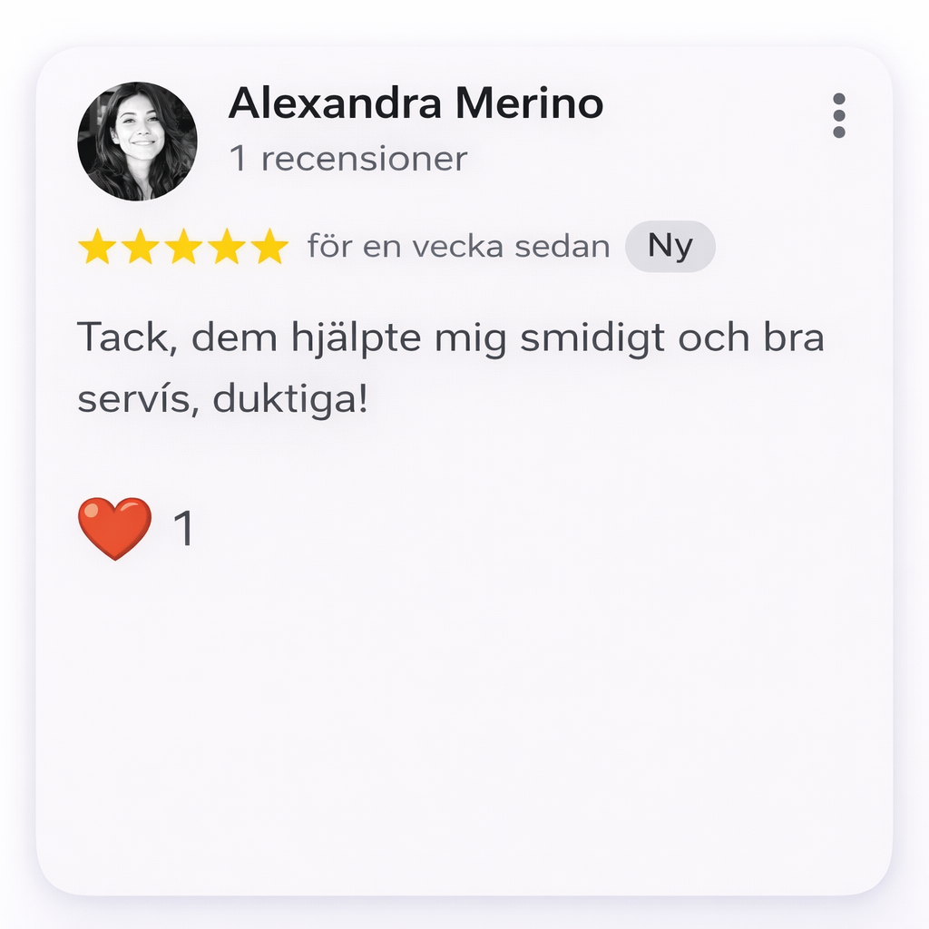 Google recension 3 för Arnold Express