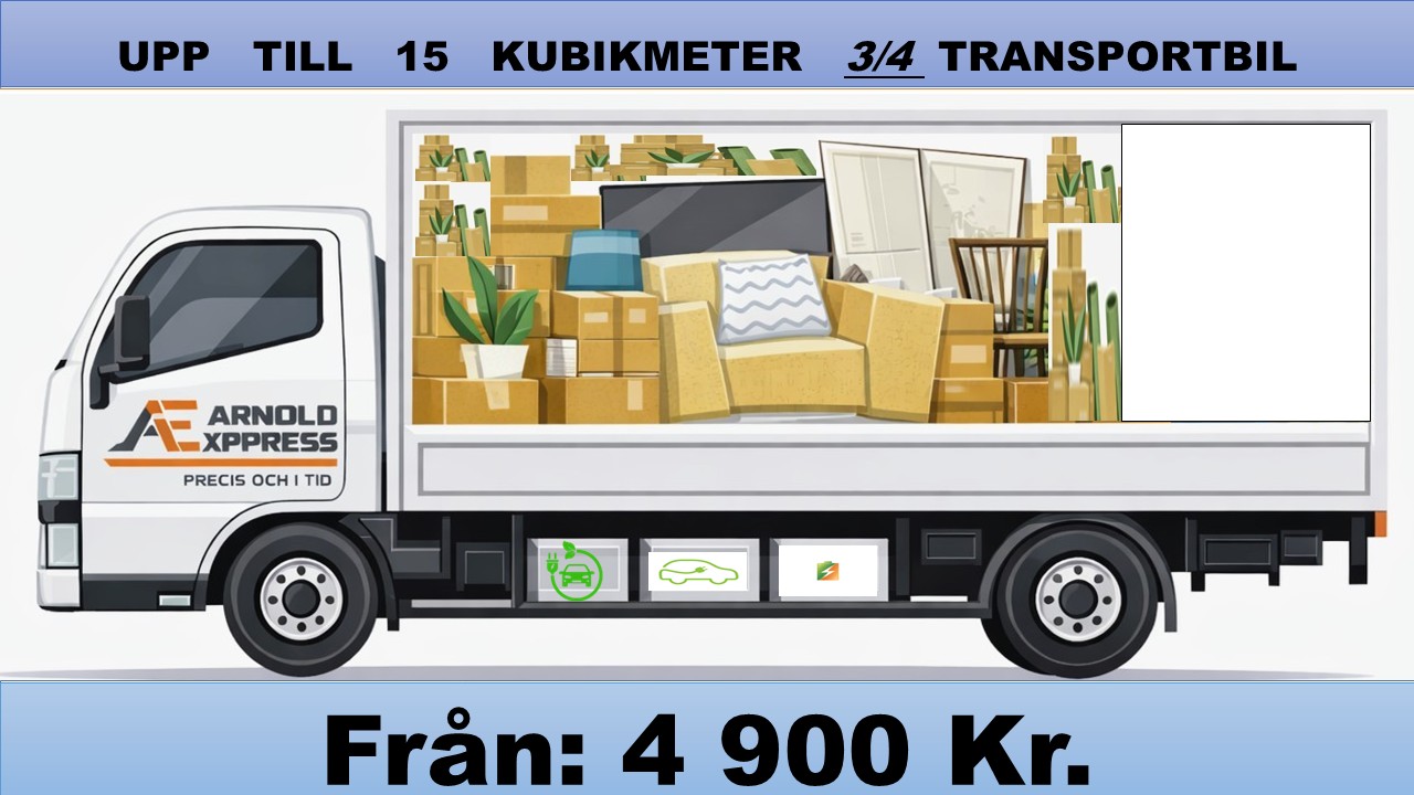 3/4 transportbil